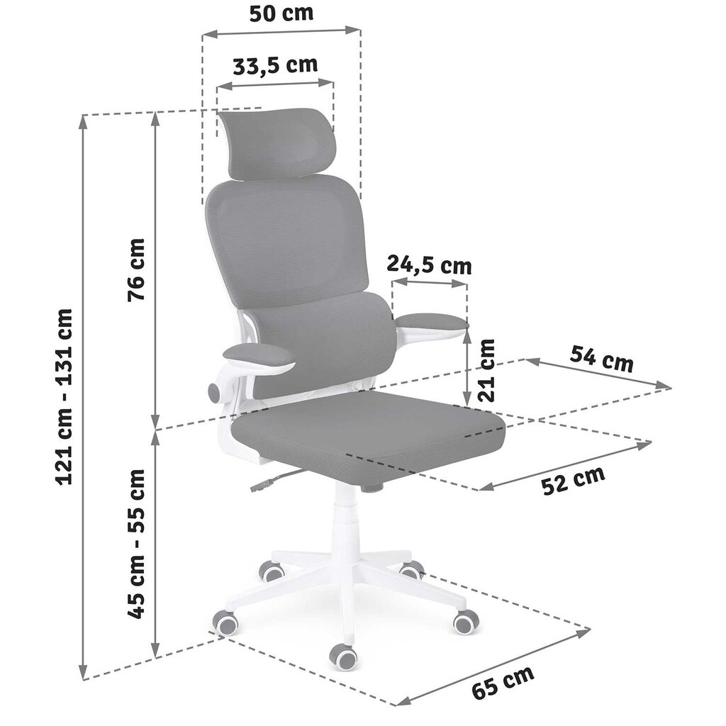 Kontoritool mikrovõrguga, Sofotel Formax, must цена и информация | Kontoritoolid | kaup24.ee