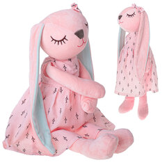 Талисман из плюша кролик, 52 см, розовый цена и информация | Мягкие игрушки | kaup24.ee