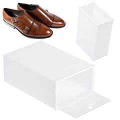 Коробка для хранения обуви, 32 x 21 x 12.5 см цена и информация | Полки для обуви, банкетки | kaup24.ee