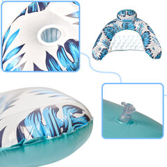 Надувное водное кресло, голубое цена и информация | Надувные и пляжные товары | kaup24.ee