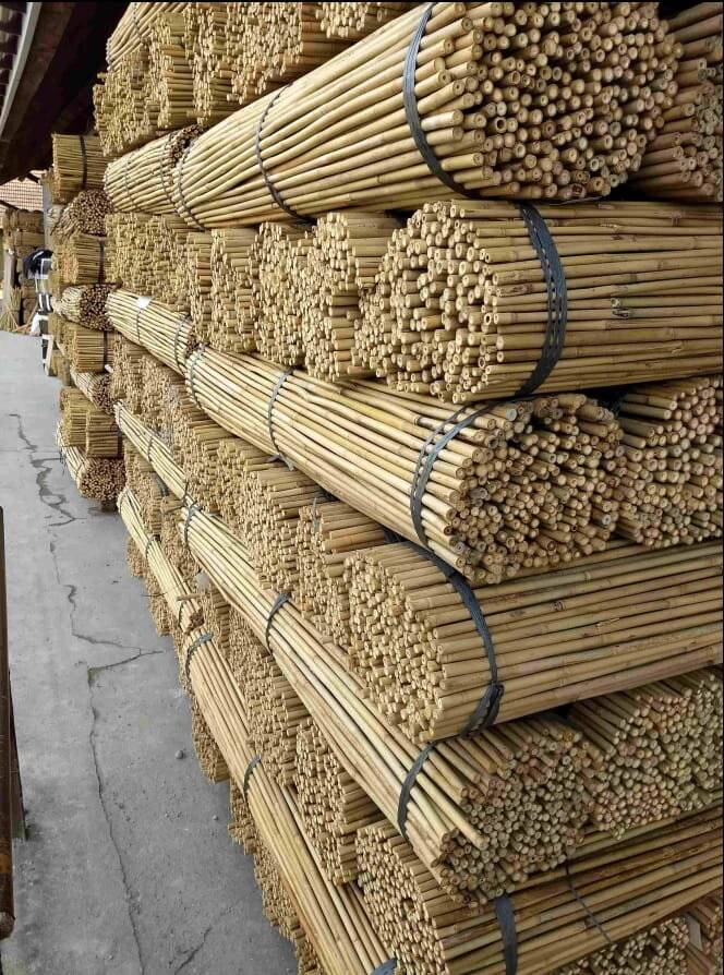 Bambuspulgad 60 cm 6/8 mm, 25 tk hind ja info | Vaasid, alused, redelid lilledele | kaup24.ee