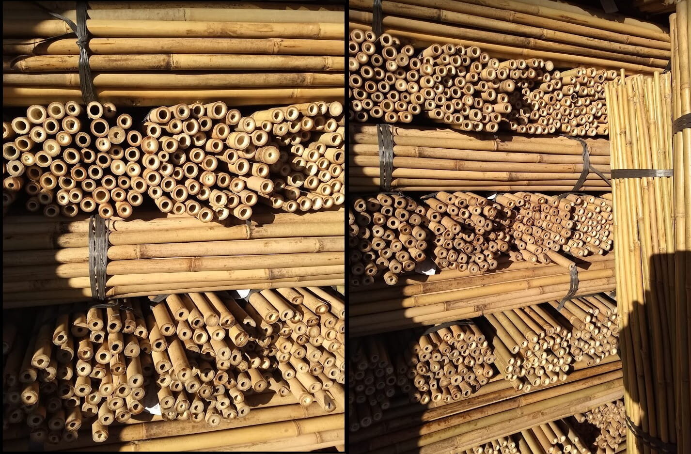 Bambuspulgad 105 cm 12/14 mm, 25 tk hind ja info | Vaasid, alused, redelid lilledele | kaup24.ee