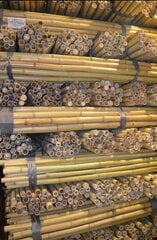 Бамбуковые палки 150 см 24/26 мм / 10 шт. / DECOR цена и информация | Подставки для цветов, держатели для вазонов | kaup24.ee