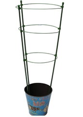 Круглая металлическая опора 90 см, для растений цена и информация | Подставки для цветов, держатели для вазонов | kaup24.ee