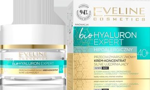 Kortsudevastane näokreem Eveline bioHyaluron Expert 40+ Face Cream Concentrate Anti Aging Firming, 50ml hind ja info | Näokreemid | kaup24.ee