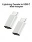 Mikro-USB-adapter USB tüüp-C jaoks, Electronics LV-376, hõbedane цена и информация | USB jagajad, adapterid | kaup24.ee