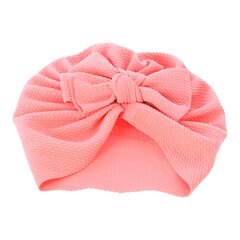 Baby turban - roosa HD-81767 цена и информация | Шапки, перчатки, шарфики для новорожденных | kaup24.ee