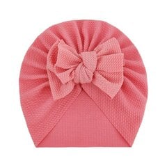 Baby turban - roosa HD-81767 цена и информация | Шапки, перчатки, шарфики для новорожденных | kaup24.ee
