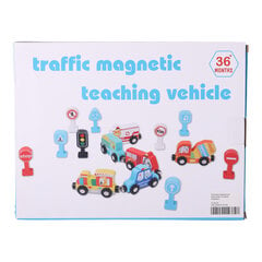 Teesiltidega puidust magnetilised autod hind ja info | Poiste mänguasjad | kaup24.ee