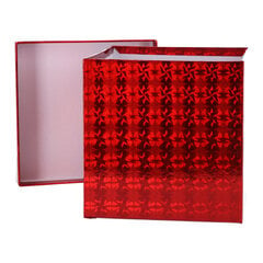 Kinkekarp, punane 26,5x26,5 cm hind ja info | Hoiukastid ja -korvid | kaup24.ee