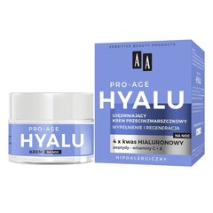 Näokreem AA Hyalu Pro-Age, 50 ml цена и информация | Кремы для лица | kaup24.ee