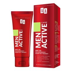 Näokreem AA Men Active Care meestele, 50 ml hind ja info | Näokreemid | kaup24.ee