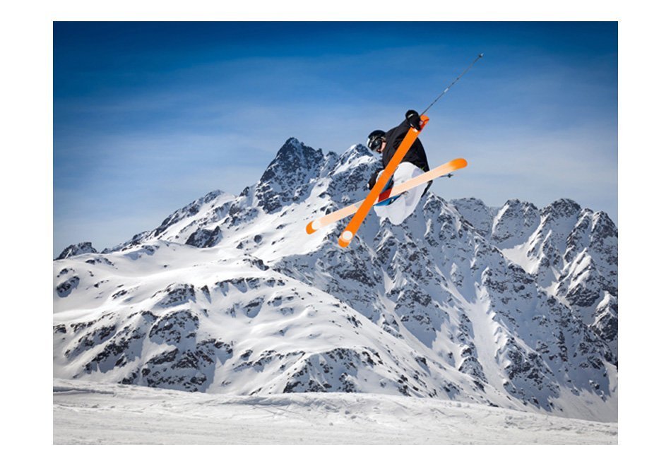 Fototapeet - Mountain ski hind ja info | Fototapeedid | kaup24.ee