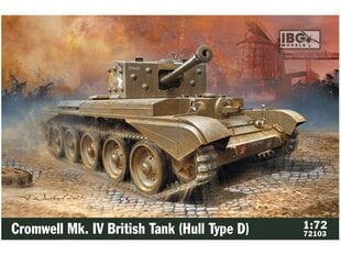 Сборная пластиковая модель. IBG Models -  A27M Cromwell Mk. IV (hull type D), 1/72, 72103 цена и информация | Склеиваемые модели | kaup24.ee