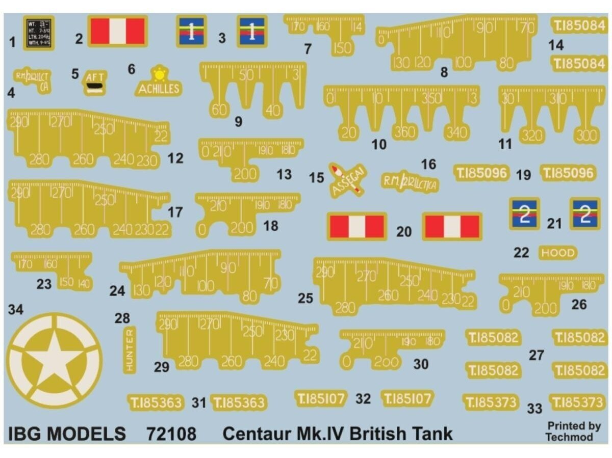 IBG Models - A27L Centaur Mk.IV British Tank, 1/72, 72108 hind ja info | Liimitavad mudelid | kaup24.ee