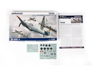 Сборная пластиковая модель. Eduard - Messerschmitt Bf 109E-4 Weekend Edition, 1/48, 84196 цена и информация | Конструкторы и кубики | kaup24.ee