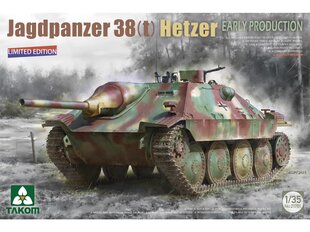 Takom - Jagdpanzer 38(t) Hetzer Early Production Limited Edition, 1/35, 2170X hind ja info | Liimitavad mudelid | kaup24.ee