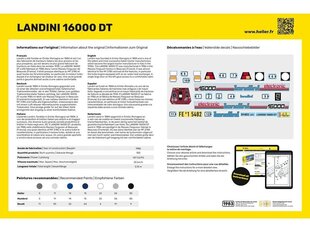 Heller - Landini 16000 DT, 1/24, 81403 hind ja info | Liimitavad mudelid | kaup24.ee