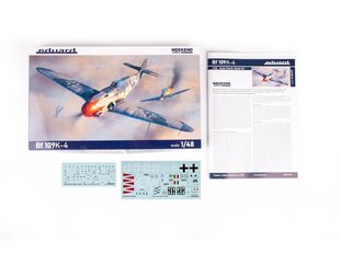 Сборная пластиковая модель. Eduard - Messerschmitt Bf 109K-4 Weekend edition, 1/48, 84197 цена и информация | Склеиваемые модели | kaup24.ee