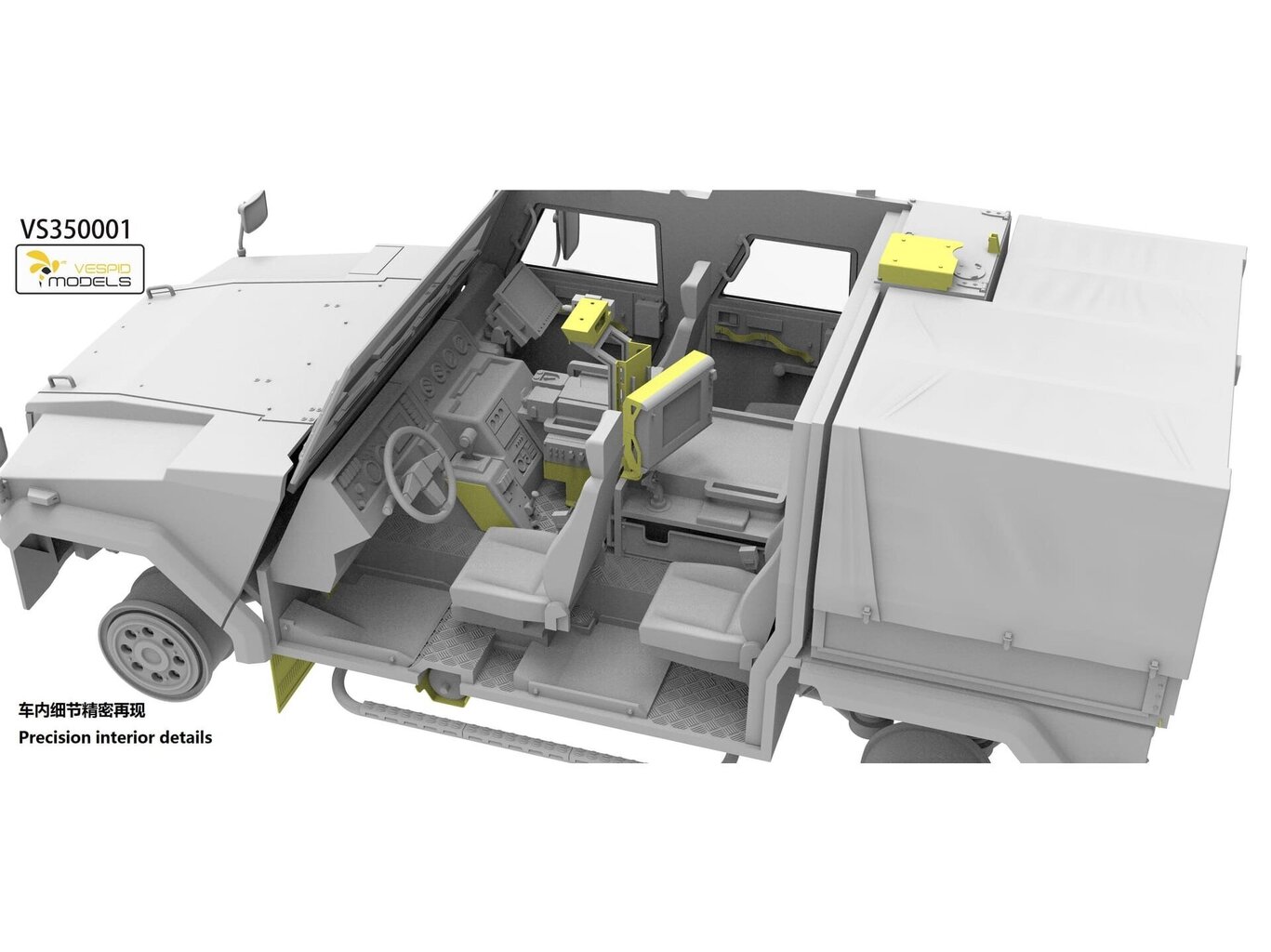 Vespid Models - Eagle IV German Utility Vehicle 2011 Production, 1/35, 350001 hind ja info | Liimitavad mudelid | kaup24.ee