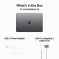 MacBook Air 13" Apple M3 chip with 8-core CPU and 8-core GPU, 8GB, 256GB SSD - Space Grey - MRXN3KS/A hind ja info | Sülearvutid | kaup24.ee
