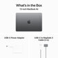 MacBook Air 13" Apple M3 chip with 8-core CPU and 10-core GPU, 8GB, 512GB SSD - Space Grey - MRXP3KS/A hind ja info | Sülearvutid | kaup24.ee