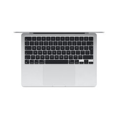 MacBook Air 13" Apple M3 chip with 8-core CPU and 8-core GPU, 8GB, 256GB SSD - Silver - MRXQ3RU/A цена и информация | Ноутбуки | kaup24.ee