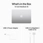 MacBook Air 13" Apple M3 chip with 8-core CPU and 10-core GPU, 8GB, 512GB SSD - Silver - MRXR3RU/A hind ja info | Sülearvutid | kaup24.ee