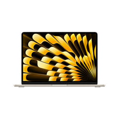 MacBook Air 13" Apple M3 chip with 8-core CPU and 8-core GPU, 8GB, 256GB SSD - Starlight - MRXT3KS/A цена и информация | Ноутбуки | kaup24.ee