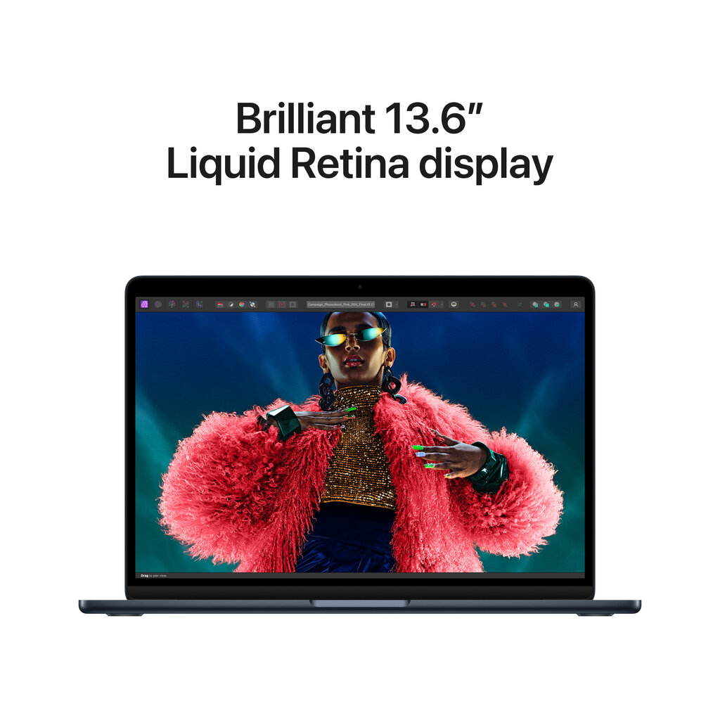 MacBook Air 13" Apple M3 8C CPU 8C GPU/8GB/256GB SSD/Midnight/SWE - MRXV3KS/A цена и информация | Sülearvutid | kaup24.ee