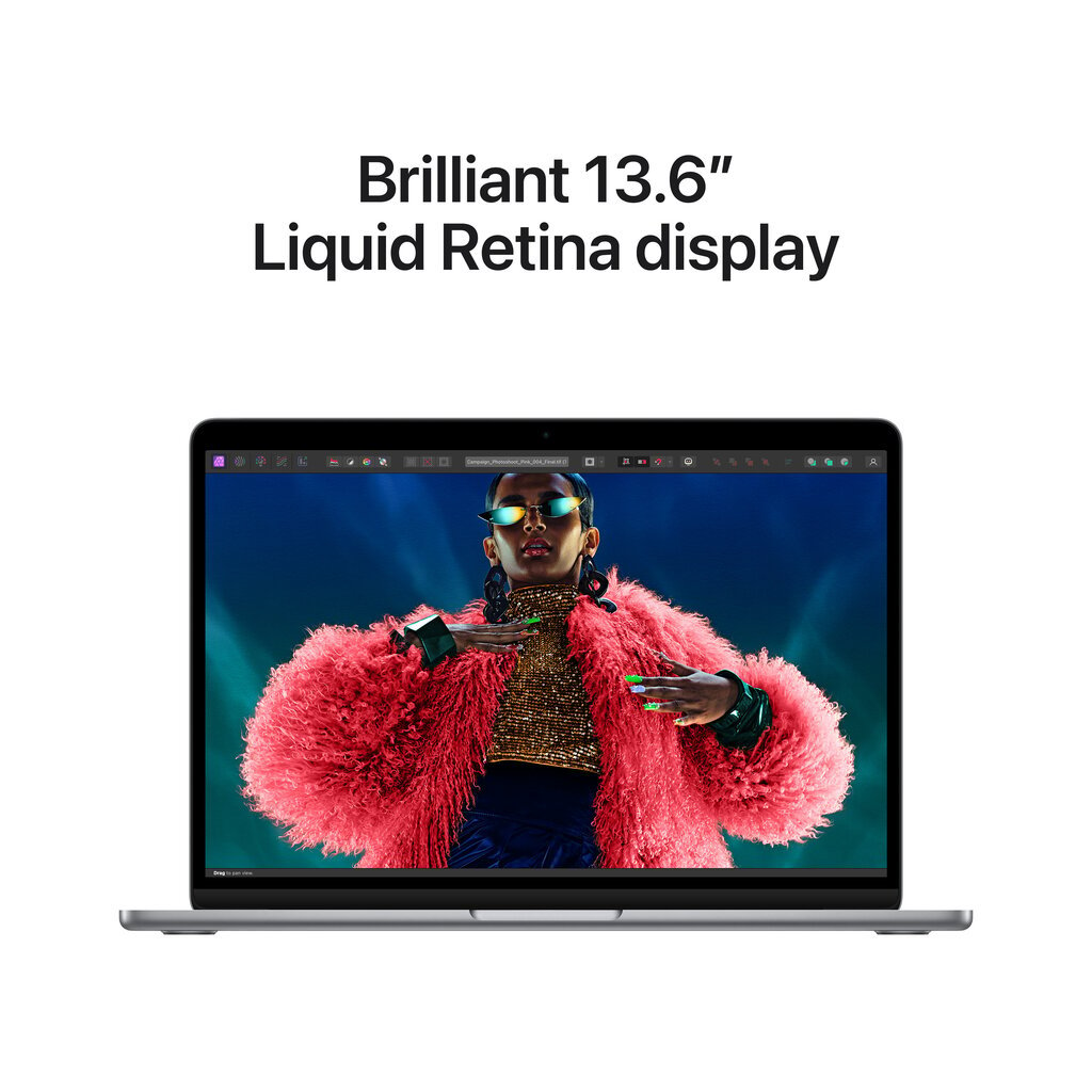 MacBook Air 13" Apple M3 chip with 8-core CPU and 10-core GPU, 16GB, 512GB SSD - Space Grey - MXCR3RU/A цена и информация | Sülearvutid | kaup24.ee