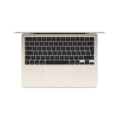 MacBook Air 13" Apple M3 chip with 8-core CPU and 10-core GPU, 16GB, 512GB SSD - Starlight - MXCU3KS/A цена и информация | Ноутбуки | kaup24.ee