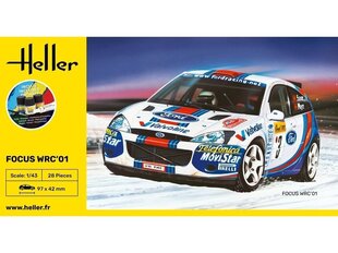 Heller - Ford Focus WRC'01 mudeli komplekt, 1/43, 56196 цена и информация | Склеиваемые модели | kaup24.ee