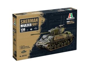 Сборная пластиковая модель. Italeri - M4A3E8 Sherman Fury, 1/56, 25772 цена и информация | Склеиваемые модели | kaup24.ee