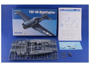 Eduard - Grumman F6F-5N Hellcat Nightfighter, Weekend Edition, 1/48, 84133 цена и информация | Конструкторы и кубики | kaup24.ee