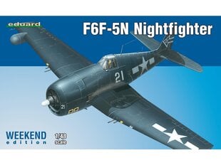 Eduard - Grumman F6F-5N Hellcat Nightfighter, Weekend Edition, 1/48, 84133 hind ja info | Klotsid ja konstruktorid | kaup24.ee