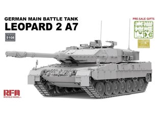 Rye Field Model - German Main Battle Tank Leopard 2 A7, 1/35, 5108 цена и информация | Склеиваемые модели | kaup24.ee