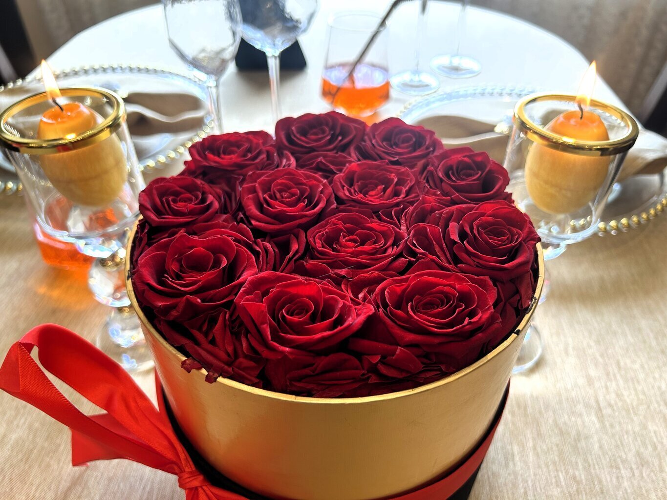 Stabiliseeritud rooside karp, 12 roosi цена и информация | Uinuvad roosid, taimed | kaup24.ee