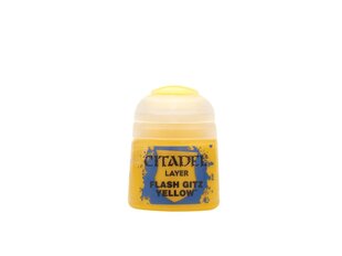 Citadel - Flash Gitz Yellow (layer) акриловая краска, 12ml, 22-02 цена и информация | Принадлежности для рисования, лепки | kaup24.ee