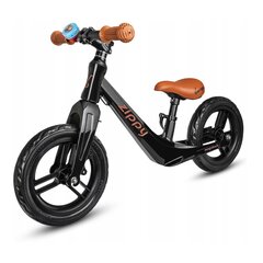 Беговел Bergen Zippy 12", коричневый цена и информация | Детский трехколесный велосипед - коляска с удобной ручкой управления для родителей Riff F95941 2в1, фиолетовый | kaup24.ee