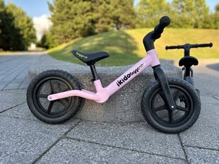 Балансировочный велосипед IKido Leggero 12", розовый цена и информация | Детский трехколесный велосипед - коляска с удобной ручкой управления для родителей Riff F95941 2в1, фиолетовый | kaup24.ee
