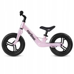 Балансировочный велосипед Cariboo Magnesium Pro 12", розовый цена и информация | Балансировочные велосипеды | kaup24.ee