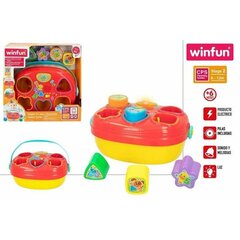 Интерактивный сортировщик фигур Colorbaby Winfun цена и информация | Drewniana Wieża Piramida Kura Nakładanie Kolorowych Kwadratów LD-15 15276 | kaup24.ee