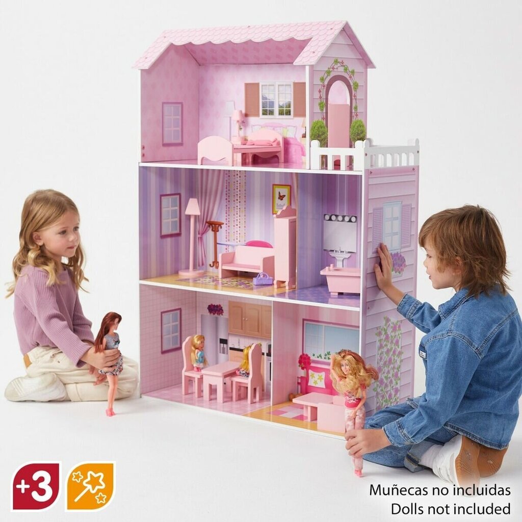 Nukumaja Play & Learn 80x112x31cm hind ja info | Tüdrukute mänguasjad | kaup24.ee
