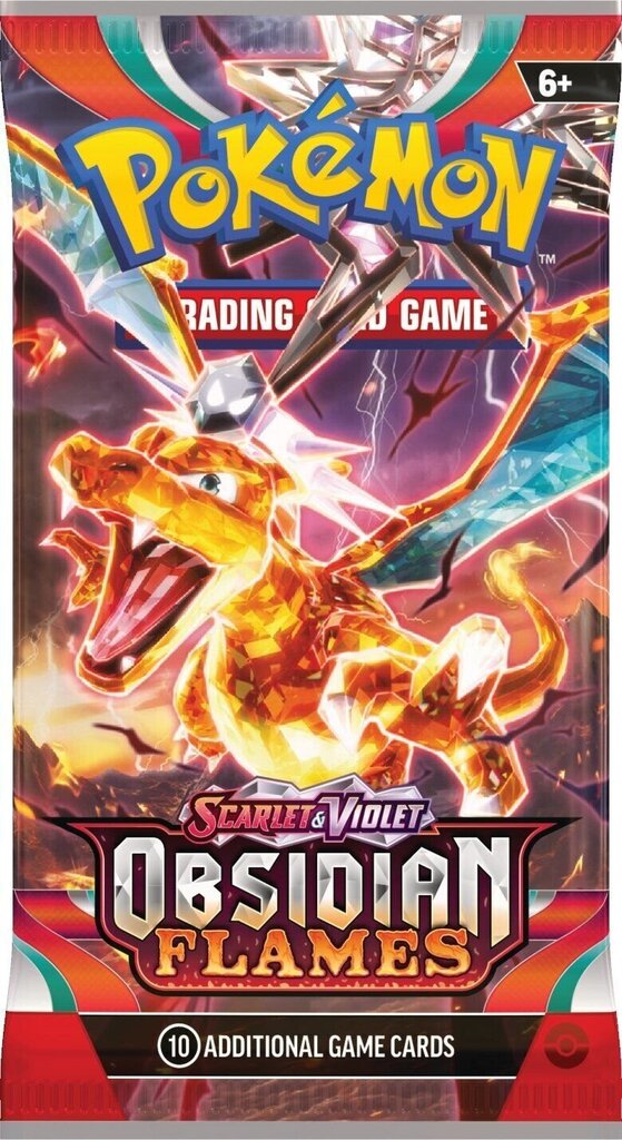 Pokemon TCG - Scarlet & Violet Obsidian Flames Booster цена и информация | Lauamängud ja mõistatused | kaup24.ee