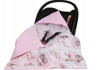 Одеяло Babymam с капюшоном на автокресло 80х80см. цена и информация | Детские подушки, конверты, спальники | kaup24.ee