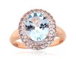 Kuldsõrmus teemantidega Diamond Sky "Topaz Greatness" punasest 585 kullast DS00G767 цена и информация | Sõrmused | kaup24.ee