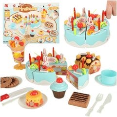 Laste sünnipäeva tordilõikur, 75 tk, sinine hind ja info | Tüdrukute mänguasjad | kaup24.ee