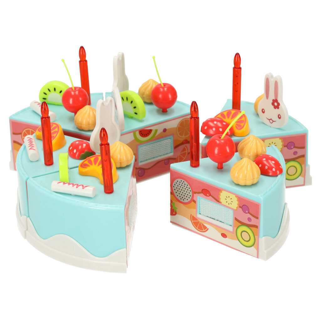 Laste sünnipäeva tordilõikur, 75 tk, sinine hind ja info | Tüdrukute mänguasjad | kaup24.ee
