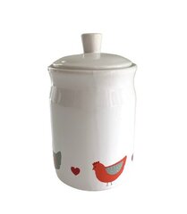Керамический контейнер для сыпучих продуктов, курица цена и информация | Посуда для хранения еды | kaup24.ee
